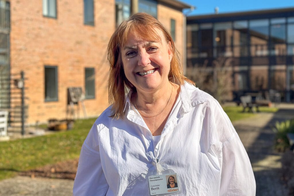 Berit Weisenfeld, centerleder på Skovsminde Plejecenter