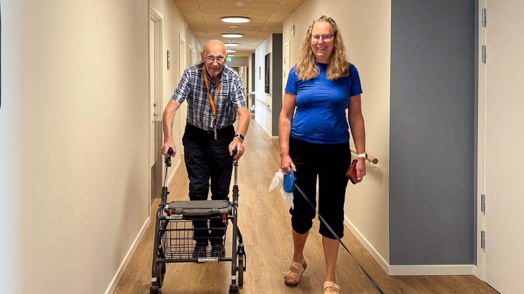 Pårørende Lilli og beboer Bent Fribo Greve 2025